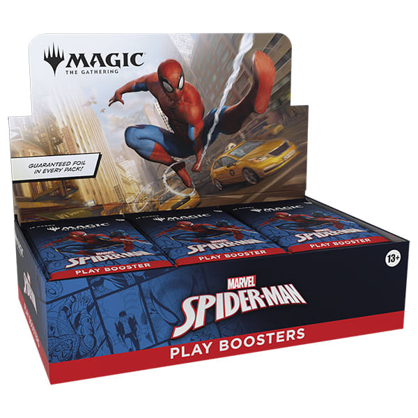 MTG: UNIVERSES BEYOND- MARVEL SPIDER-MAN PLAY BOOSTER DISPLAY1