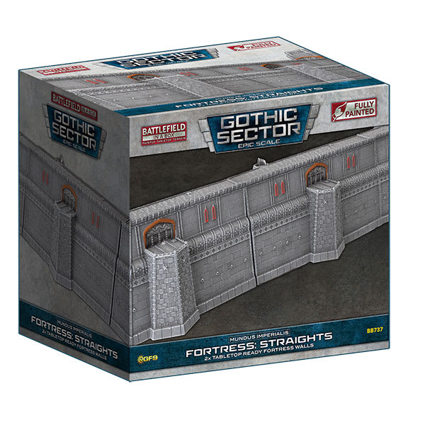 BATTLEFIELD IN A BOX: MUNDUS IMPERIALIS- FORTRESS STRAIGHT (X2)1