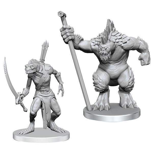 PATHFINDER BATTLES DEEP CUTS MINIATURES: WAVE 26- XULGATH SKIRMISHER & STONELIEGE1