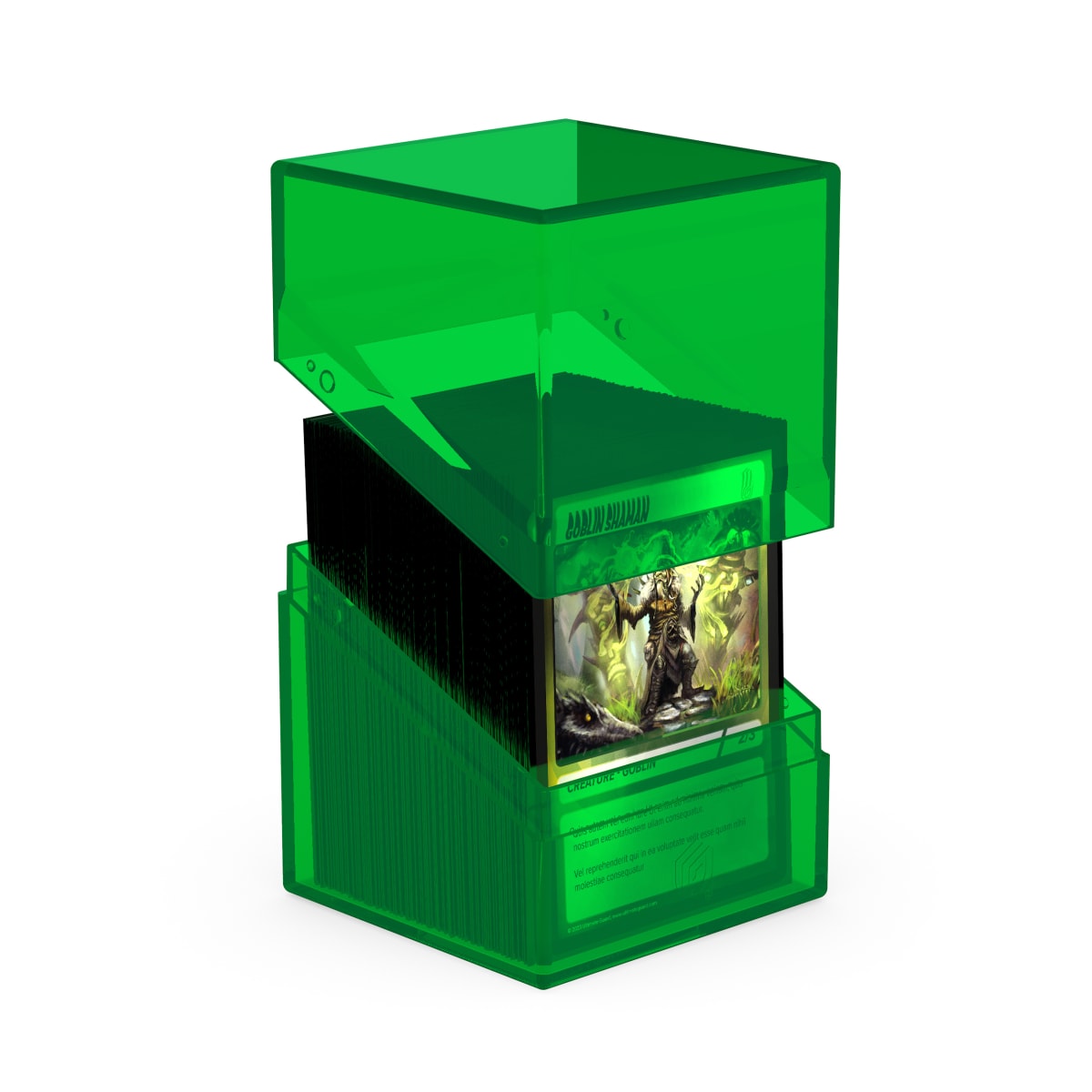 DECK CASE: BOULDER 100+ STANDARD SIZE- CLEAR EMERALD1