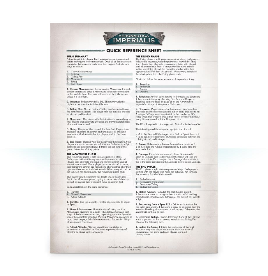 AERONAUTICA IMPERIALIS: WINGS OF VENGEANCE (INGLES)4