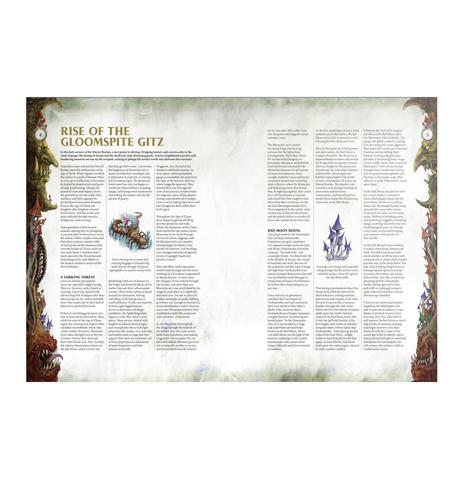 BATTLETOME: GLOOMSPITE GITZ LIMITED EDITION (HARDBACK) (INGLES)5