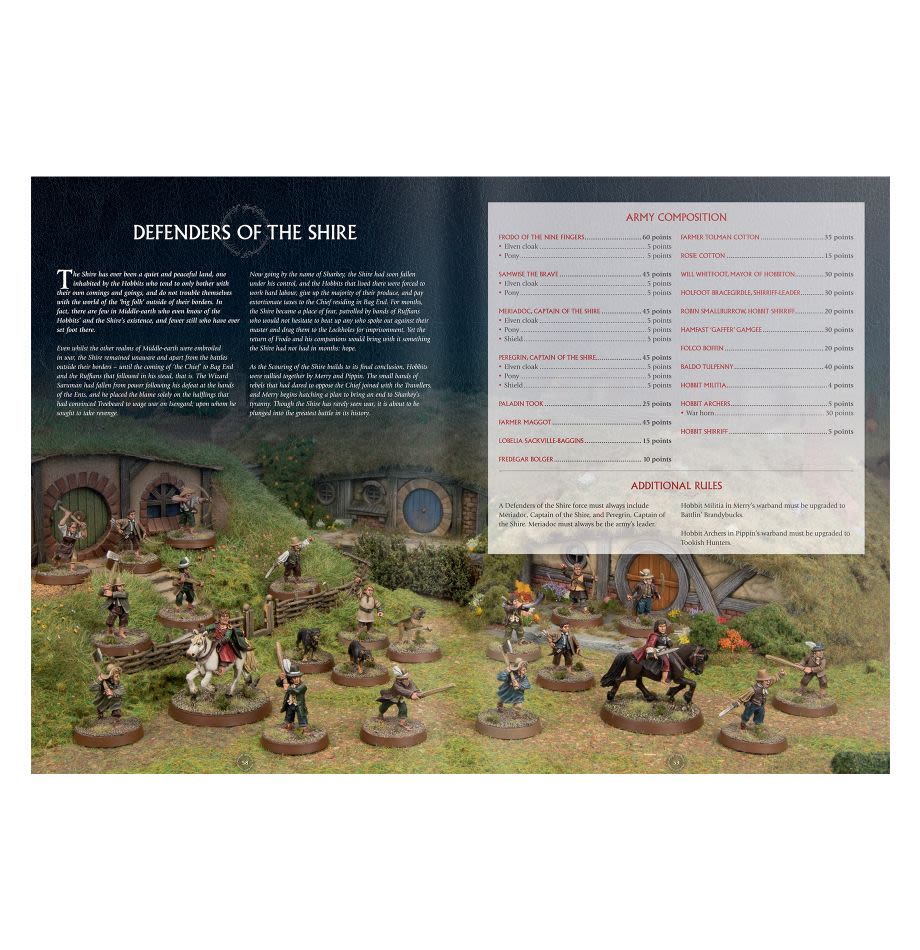 MIDDLE-EARTH STRATEGY BATTLE GAME: SCOURING OF THE SHIRE (INGLES)2