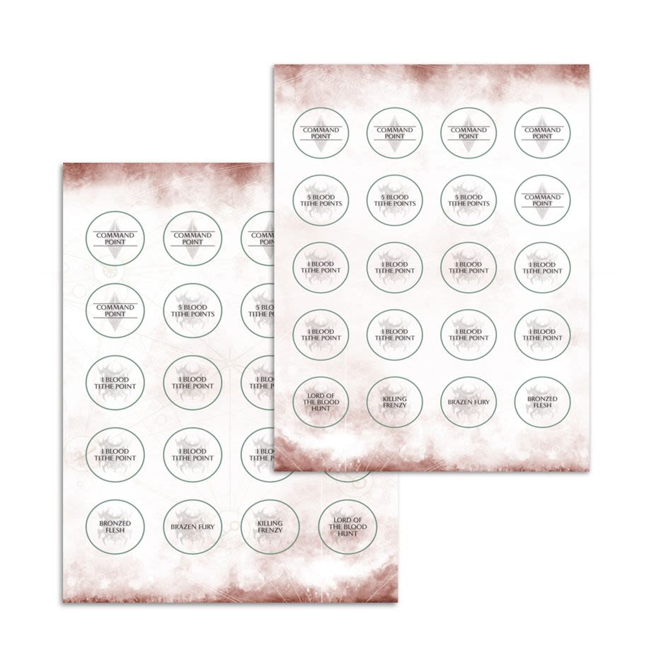 WARSCROLL CARDS: BLADES OF KHORNE (INGLES)5