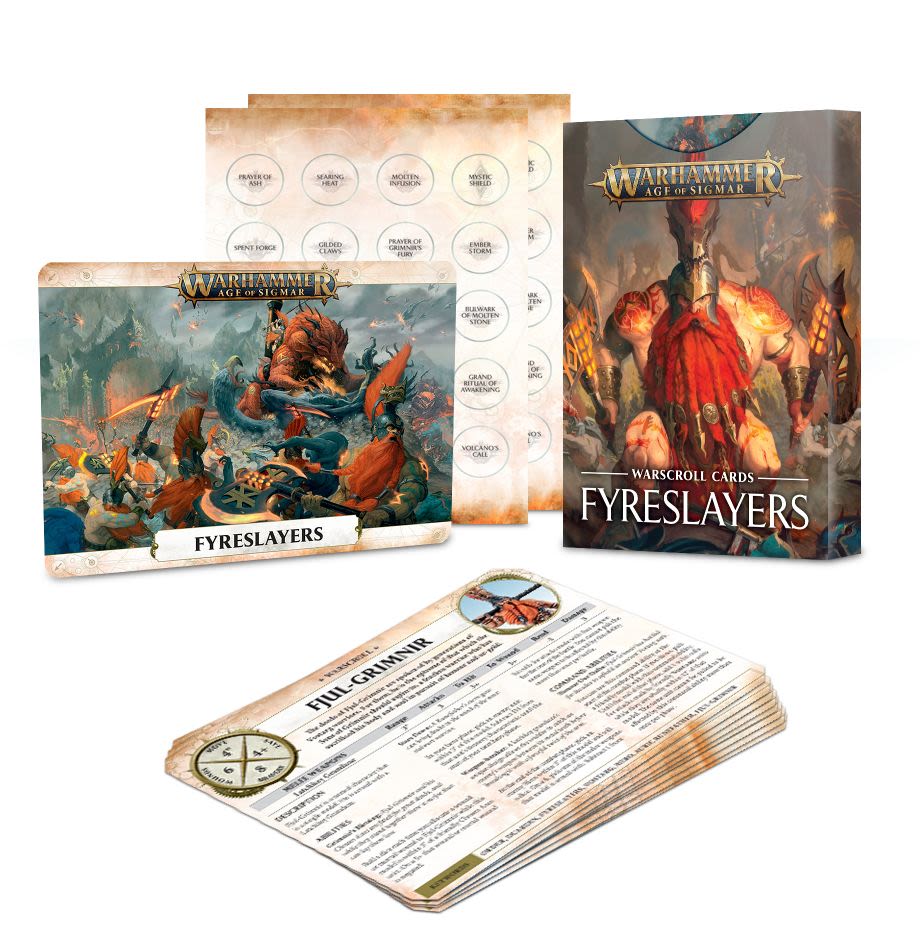 WARSCROLL CARDS: FYRESLAYERS (INGLES)1