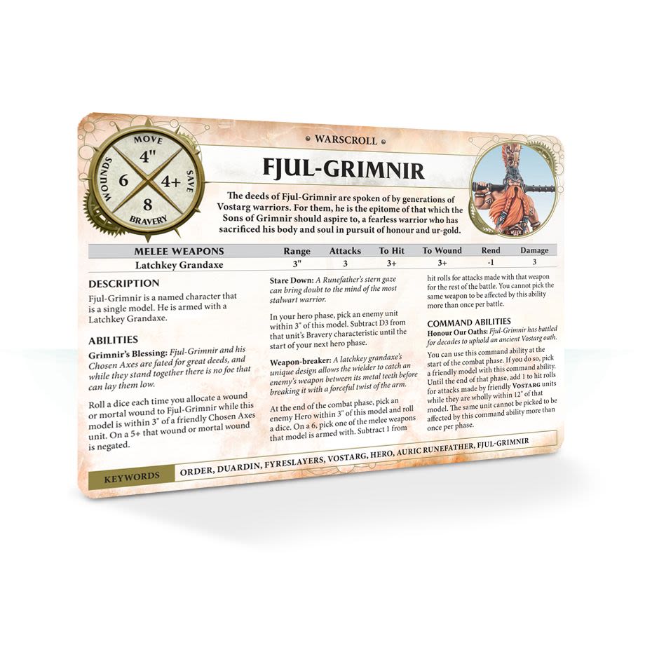 WARSCROLL CARDS: FYRESLAYERS (INGLES)3