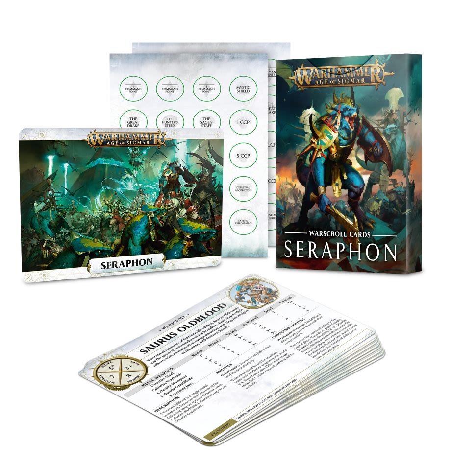 WARSCROLL CARDS: SERAPHON (ENGLISH)1