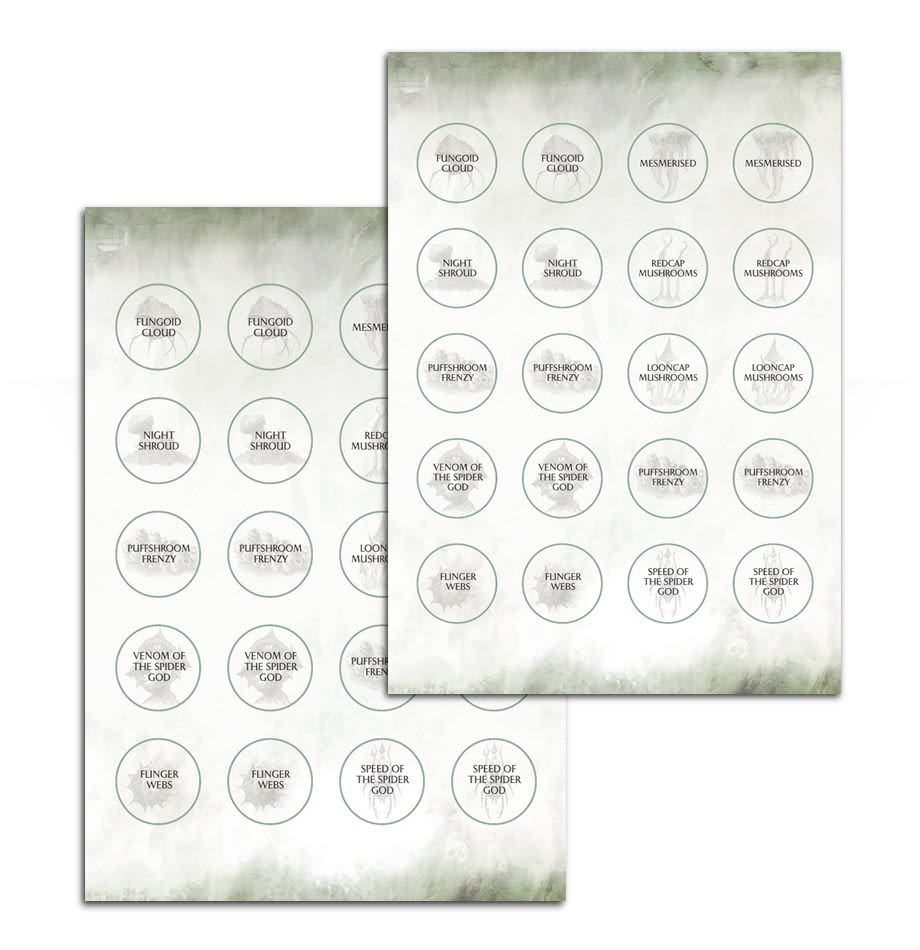 WARSCROLL CARDS: GLOOMSPITE GITZ (INGLES)5