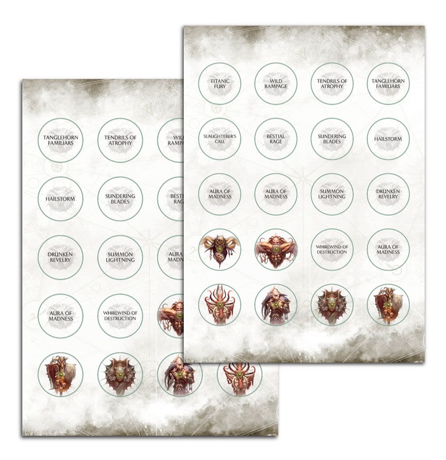 WARSCROLL CARDS: BEASTS OF CHAOS (ESPAÑOL)5