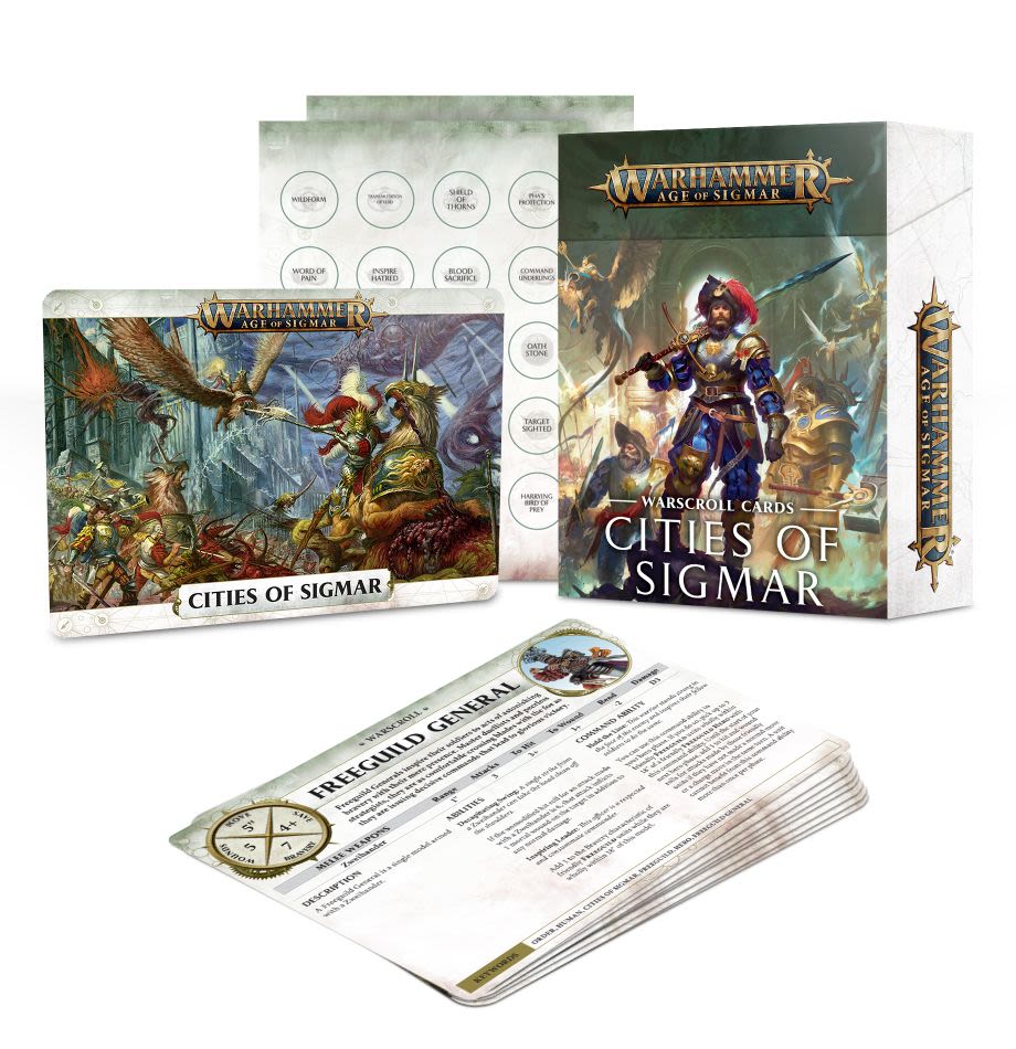 WARSCROLL CARDS: CITIES OF SIGMAR (INGLES)1
