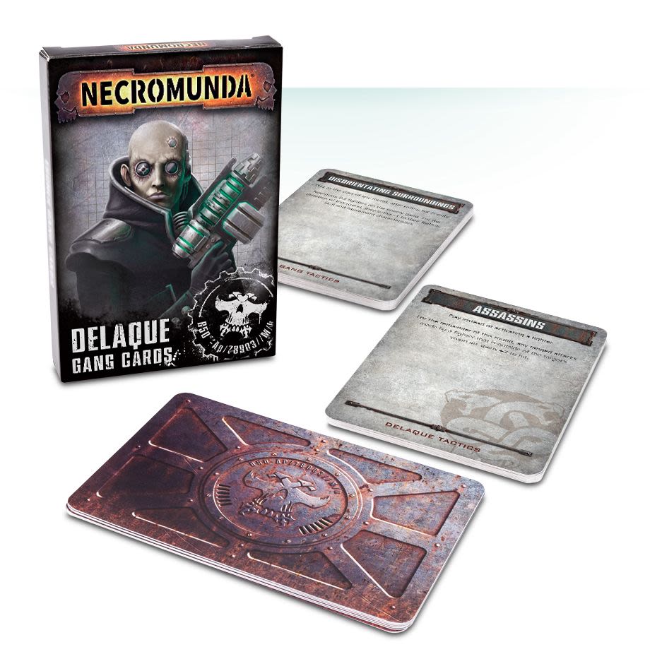 NECROMUNDA: DELAQUE GANG CARDS (INGLES)1