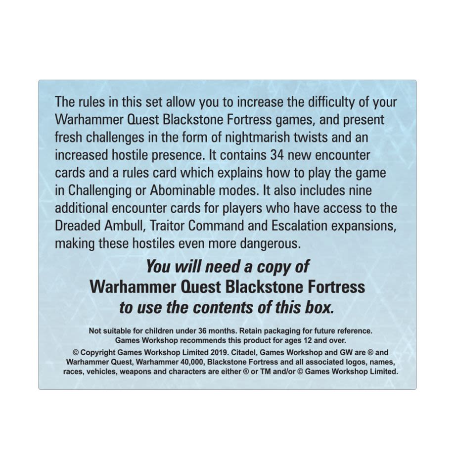 BLACKSTONE FORTRESS: ABOMINABLE INTELLECT (INGLES)4