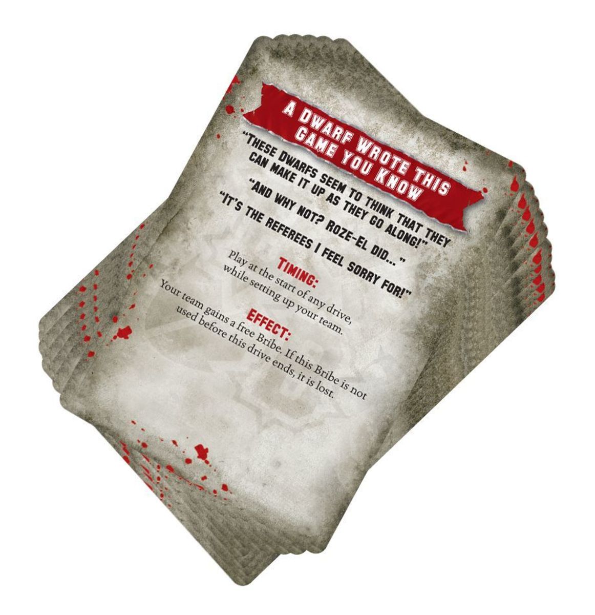 BLOOD BOWL: DWARF TEAM CARDS (ENGLISH)5