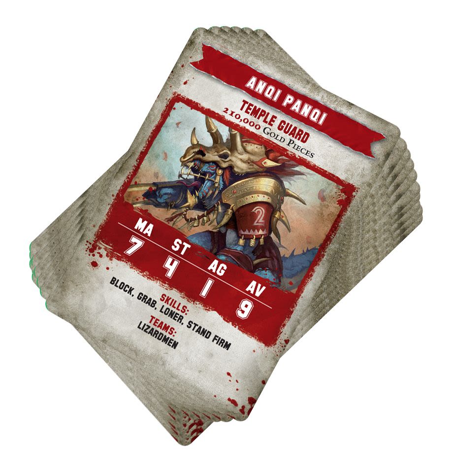BLOOD BOWL: LIZARDMEN TEAM CARD PACK3