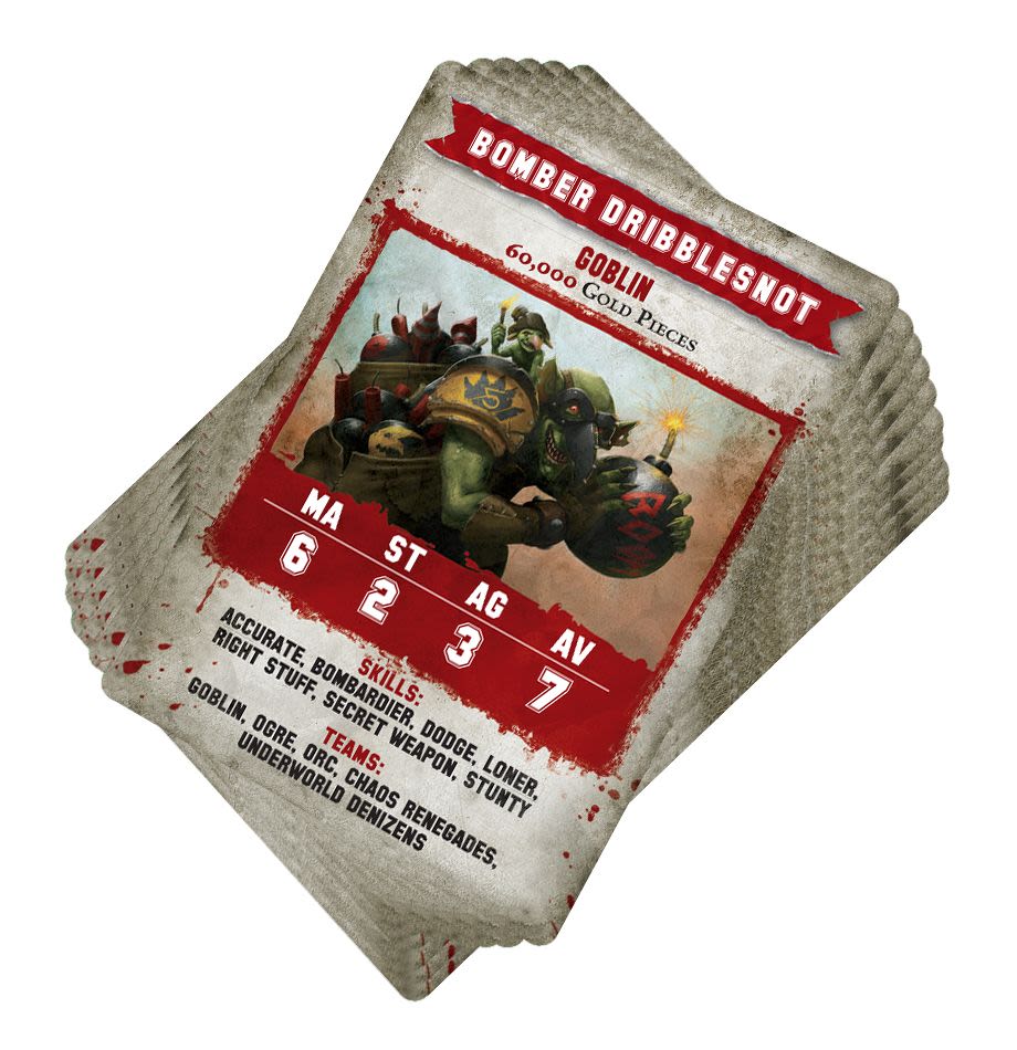 BLOOD BOWL: OGRE TEAM CARD PACK (INGLES)3