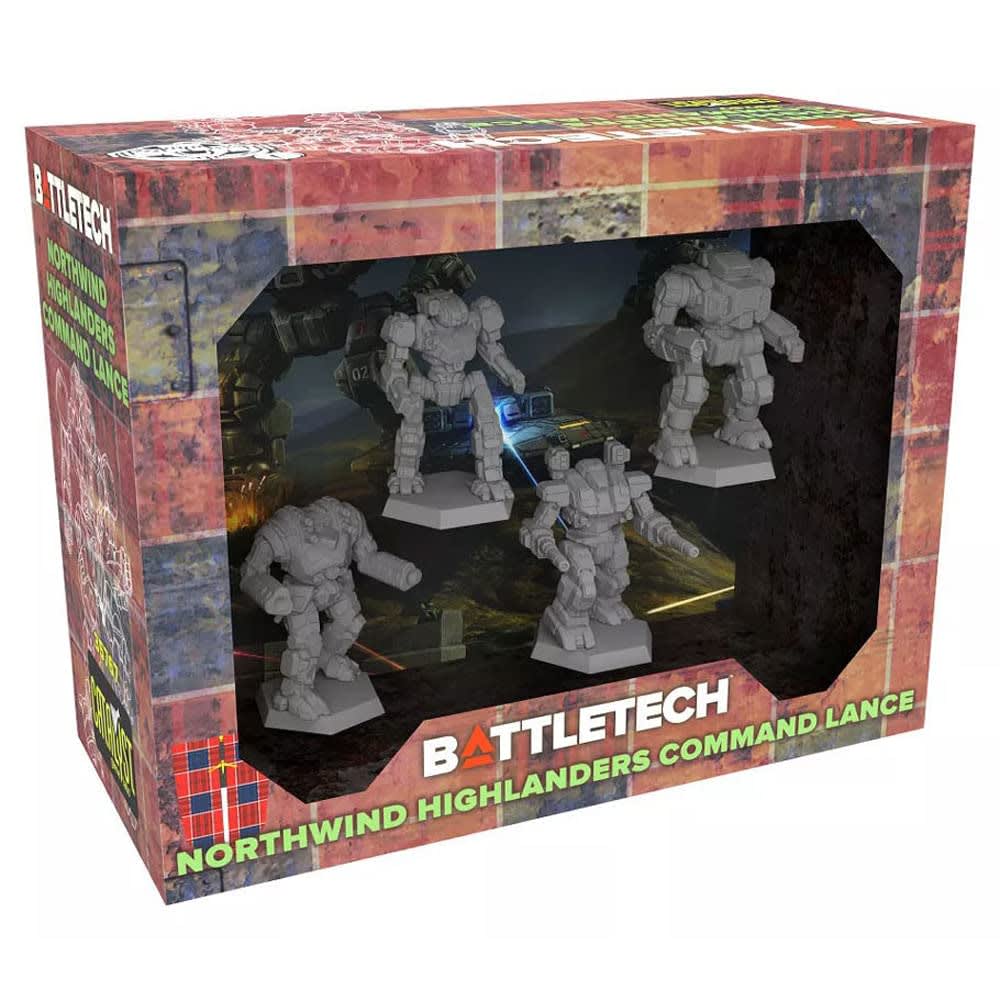 BATTLETECH NORTHWIND HIGHLANDER COMMAND LANCE MINIATURES PACK1