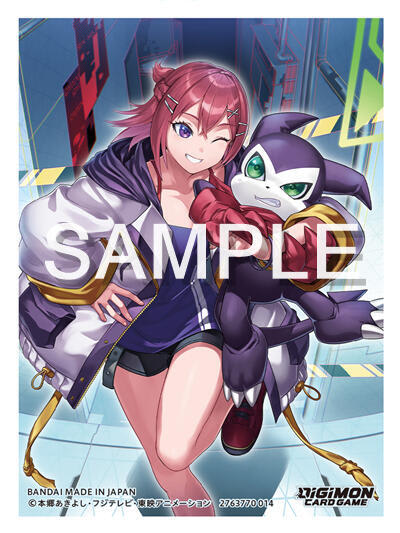 DIGIMON TCG: 2025 OFFICIAL SLEEVES - VERSION 1.0 YUUKI SLEEVES1