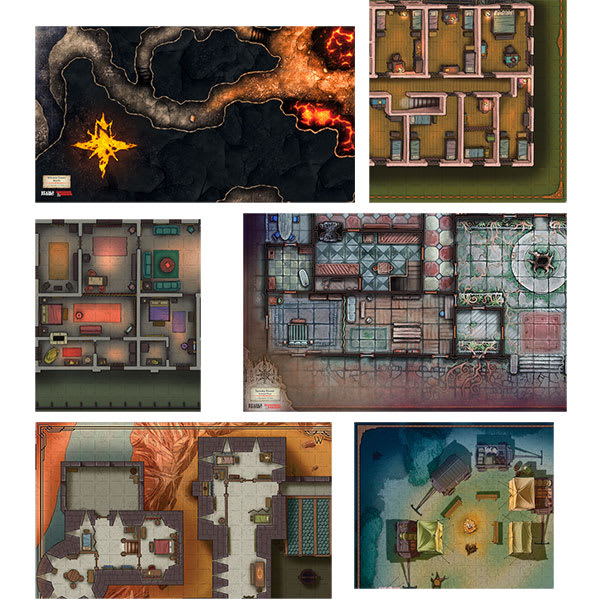 D&D, 5E: DUNGEON MASTER'S GUIDE- PREMIUM MAP COLLECTION1