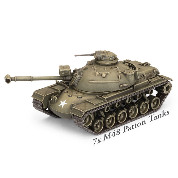 WORLD WAR 3: AMERICAN- STARTER FORCE- M48 PATTON TANK COMPANY (PLASTIC) - LIMITED EDITION6