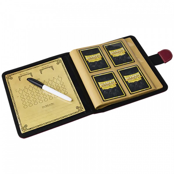 DRAGON SHIELD BINDER: SPELL CODEX PORTFOLIO 160- BLOOD RED1