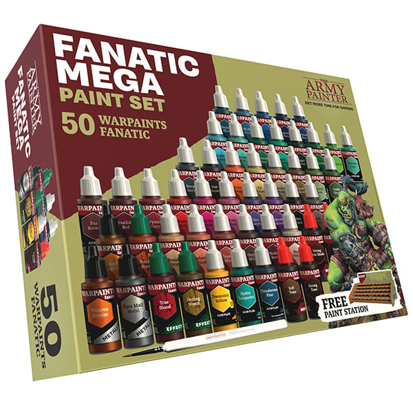 WARPAINT: FANATIC MEGA PAINT SET (50 COLORS + 1 BRUSH)1