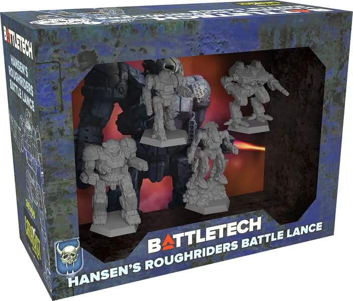 BATTLETECH HANSENS ROUGHRIDERS BATTLE LANCE MINIATURES PACK1