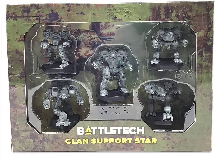 BATTLETECH CLAN SUPPORT STAR MINIATURES PACK1