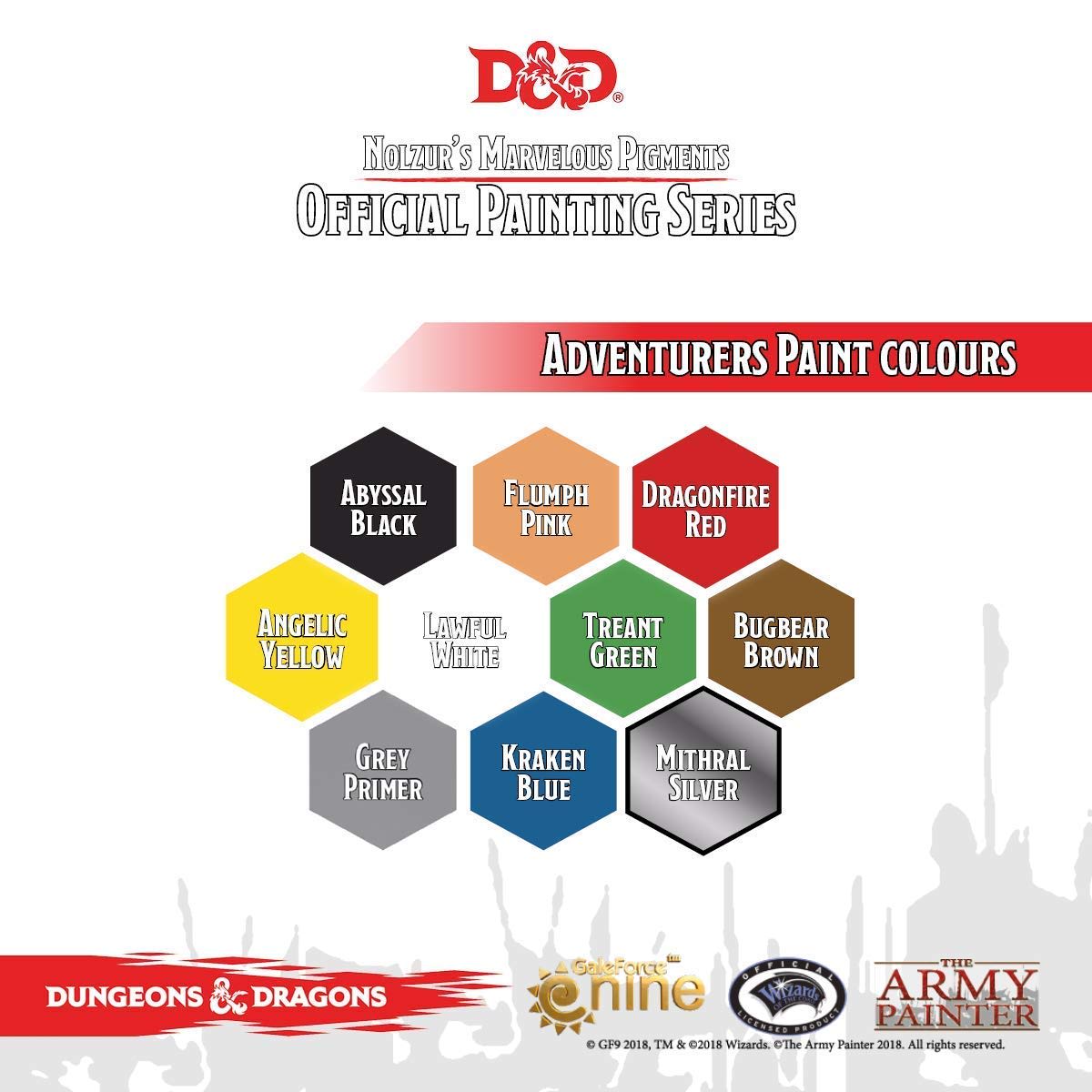 ARMY-PAINTER: PAINT SET D&D ADVENTURERS PAINT SET3