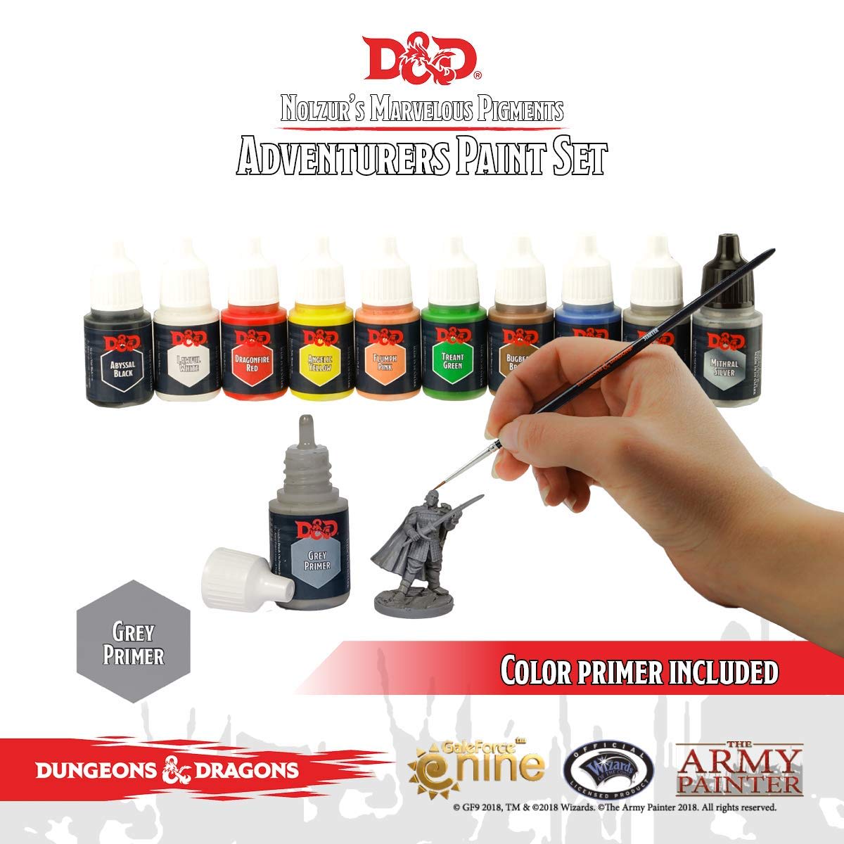 ARMY-PAINTER: PAINT SET D&D ADVENTURERS PAINT SET4