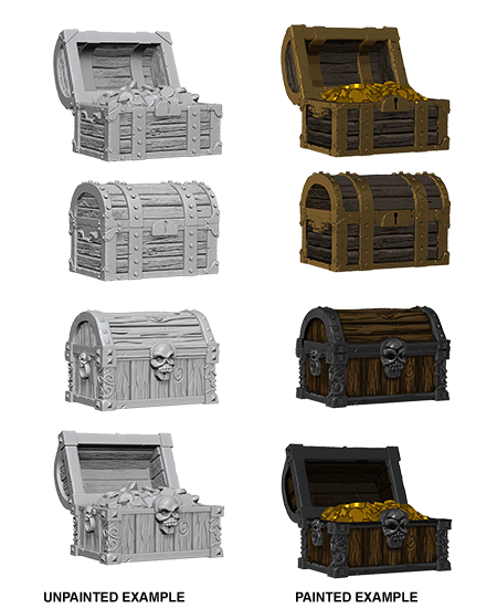 WIZKIDS UNPAINTED MINIATURES CHESTS1