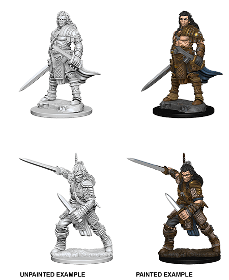 PATHFINDER DEEP CUTS UNPAINTED MINIATURES HUMAN MALE FIGHTER1