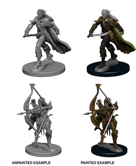 PATHFINDER DEEP CUTS UNPAINTED MINIATURES ELF MALE FIGHTER1