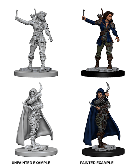 PATHFINDER DEEP CUTS UNPAINTED MINIATURES HUMAN FEMALE ROGUE1