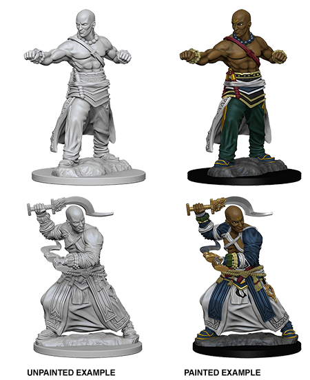 PATHFINDER DEEP CUTS UNPAINTED MINIATURES HUMAN MALE MONK1