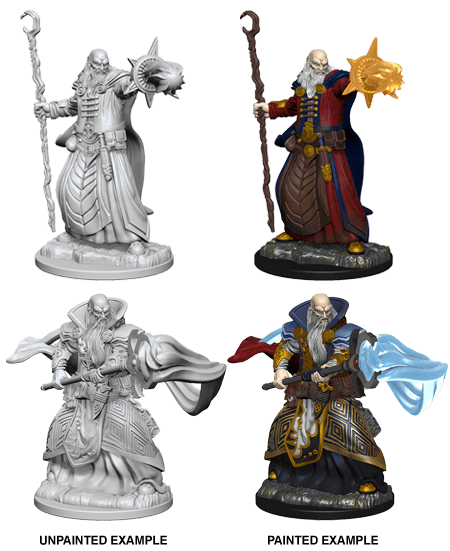 D&D NOLZUR'S MARVELOUS UNPAINTED MINIS HUMAN MALE WIZARD1
