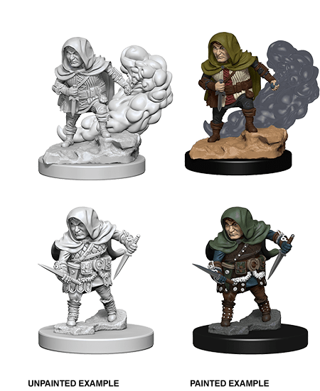D&D NOLZUR'S MARVELOUS UNPAINTED MINIS HALFLING MALE ROGUE1