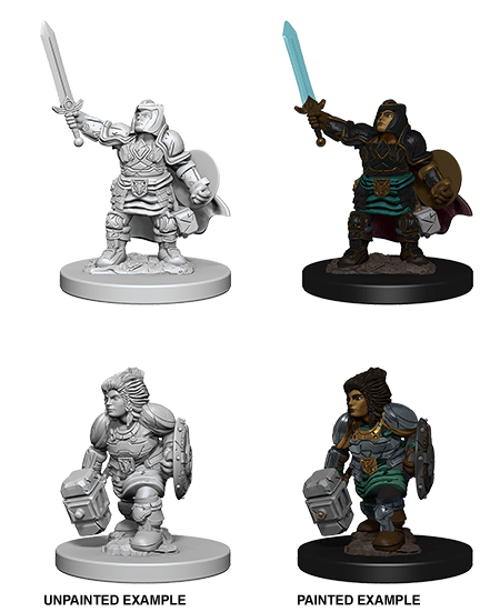 D&D NOLZUR'S MARVELOUS MINIATURES DWARF FEMALE PALADIN1