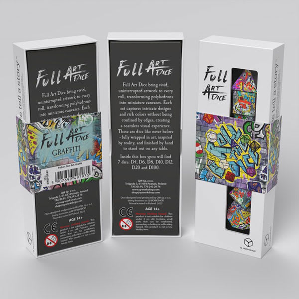 7-DIE SET FULL ART: GRAFFITI1
