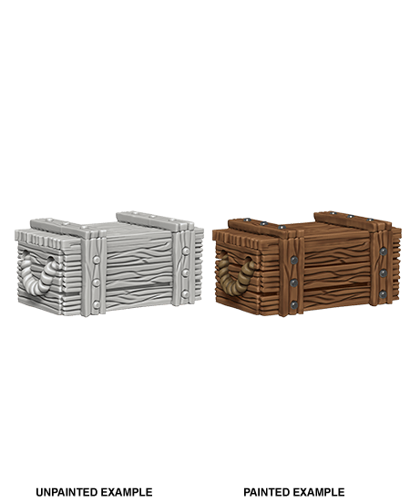 WIZKIDS UNPAINTED MINIATURES CRATES1