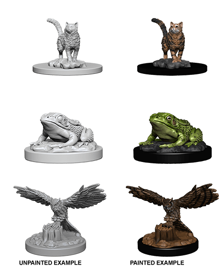 WIZKIDS UNPAINTED MINIATURES FAMILIARS1