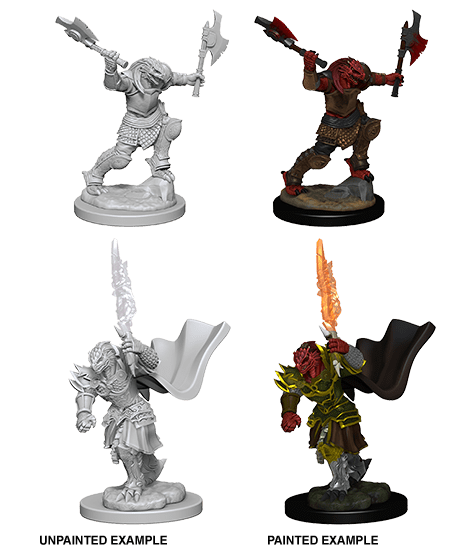 D&D NOLZUR'S MARVELOUS UNPAINTED MINIS DRAGONBORN FEMALE FIGHTER1