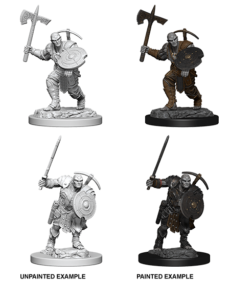 D&D NOLZUR'S MARVELOUS UNPAINTED MINIS EARTH GENASI MALE FIGHTER1