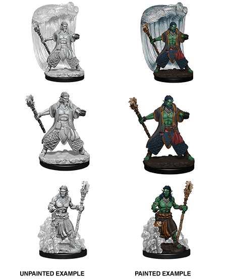 D&D NOLZUR'S MARVELOUS MINIATURES WATER GENASI MALE DRUID1