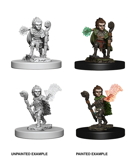 PATHFINDER DEEP CUTS UNPAINTED MINIATURES GNOME FEMALE SORCERER1