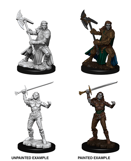 D&D NOLZUR'S MARVELOUS MINIATURES FEMALE HALF-ORC FIGHTER1