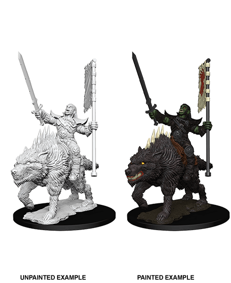 PATHFINDER DEEP CUTS ORC ON DIRE WOLF1