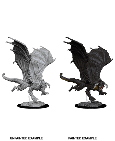 D&D NOLZUR'S MARVELOUS MINIATURES YOUNG BLACK DRAGON1