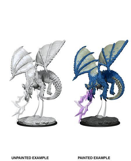 D&D NOLZUR'S MARVELOUS MINIATURES YOUNG BLUE DRAGON1