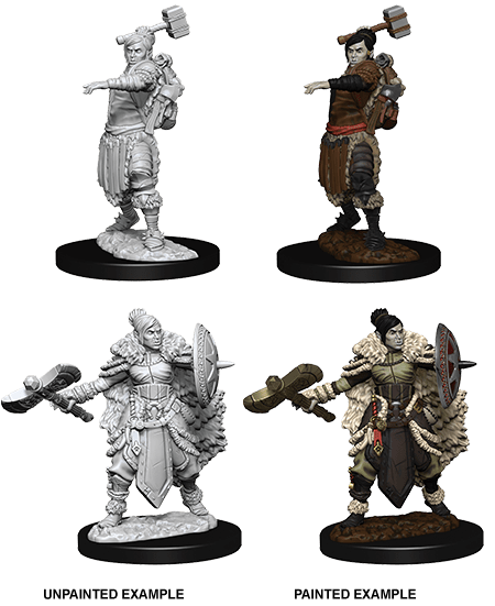 D&D NOLZUR'S MARVELOUS MINIATURES FEMALE HALF-ORC BARBARIAN1