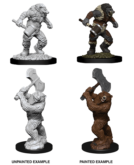 D&D NOLZUR'S MARVELOUS MINIATURES WEREBOAR & WEREBEAR1
